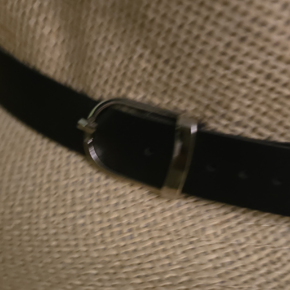 Stylish Cream Fedora with Black Band - Picture 4 of 8